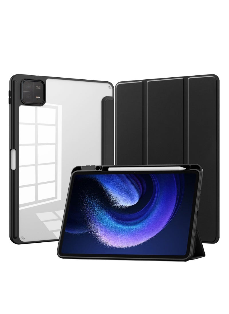 Xiaomi Mi Pad 6/6 Pro 2023 11.2 Inch Compatible Case Slim Case with Pen Holder Auto Power On Function Case